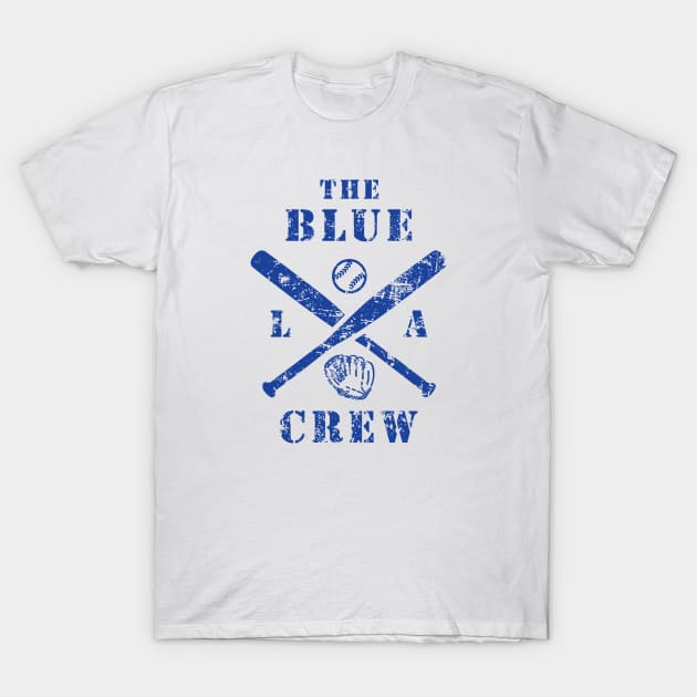 LA Blue Crew T-Shirt by PopSmarts